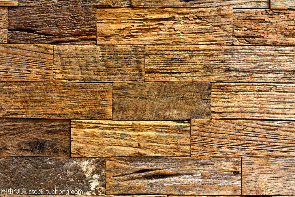 棕色旧木材纹理 家具中的时光印记与自然美学